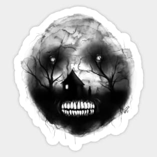 Haunted House Sticker